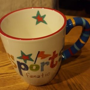 Sports fanatic mug.